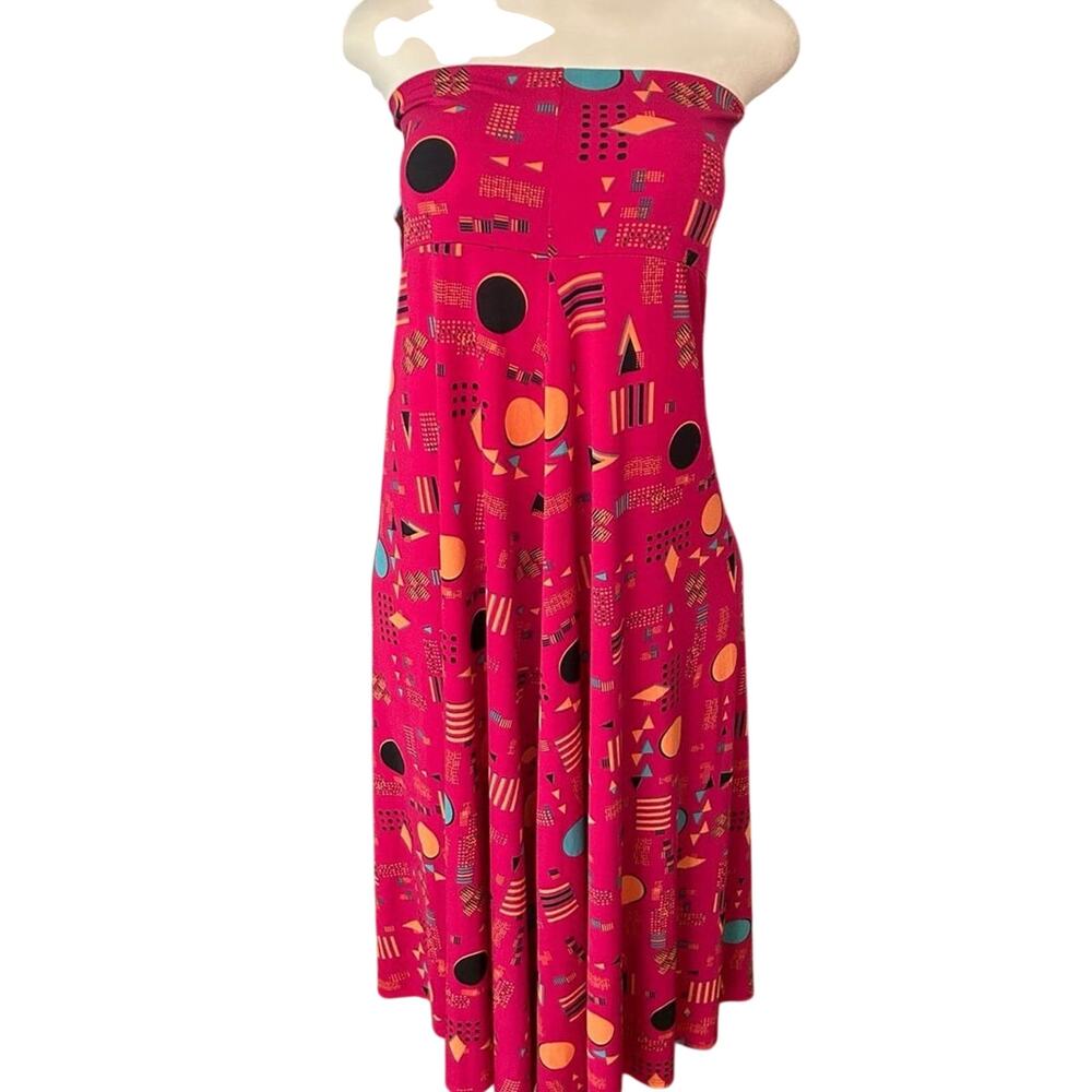 Lularoe strapless maxi dress size medium